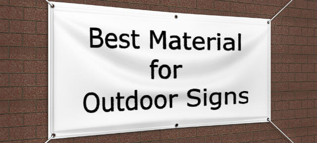 What's the Best Environmentally-Friendly Signage Material