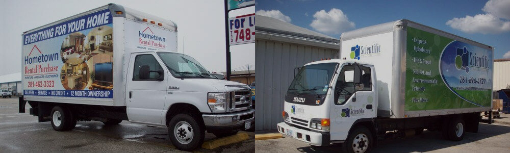 Truck Wraps in Houston - Commercial, Box, Semi, & Food | Houston Sign