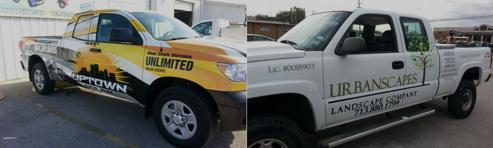 commercial truck wraps Houston