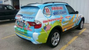 commercial car wraps - Houston