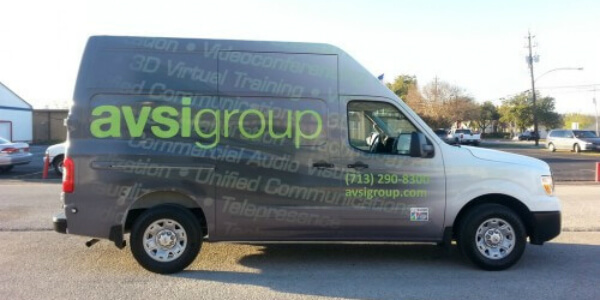 commercial fleet wraps - Houston