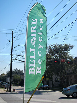 custom feather flags for business