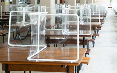 plastic privacy shields for student desks
