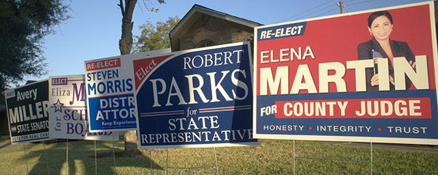 advertising yard signs Houston