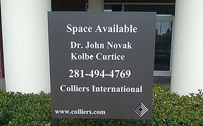 aluminum sign maker - Houston