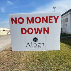 business yard sign