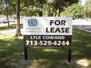 commercial real estate sign