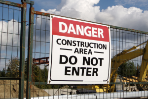 construction site sign