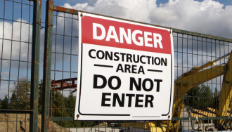 construction site sign