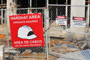 construction site sign