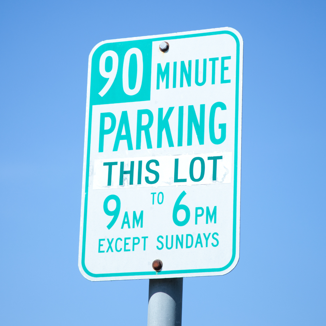 Aluminum Parking Sign