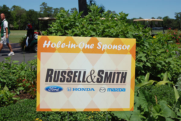 Event Sign by Houston Signs.